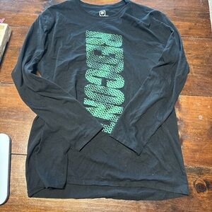 Black and Green Men's Shirt